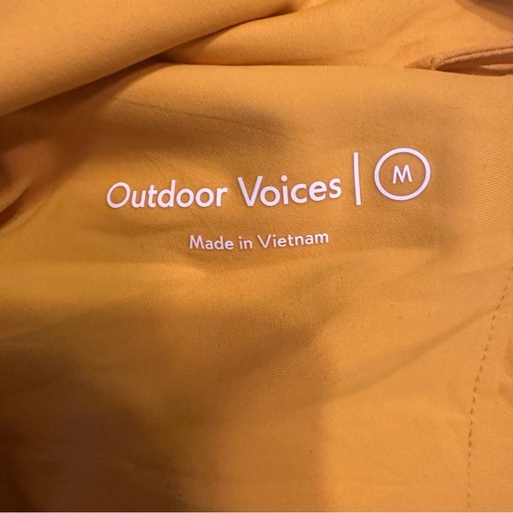 Outdoor Voices Full Zip Fleece jacket marigold M (C)3 - Picture 9 of 10